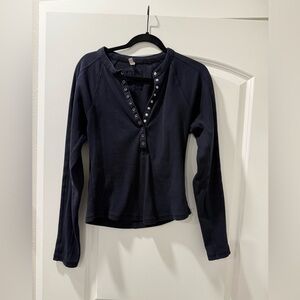 Free People Movement Solid Kick Off Layer long-sleeve